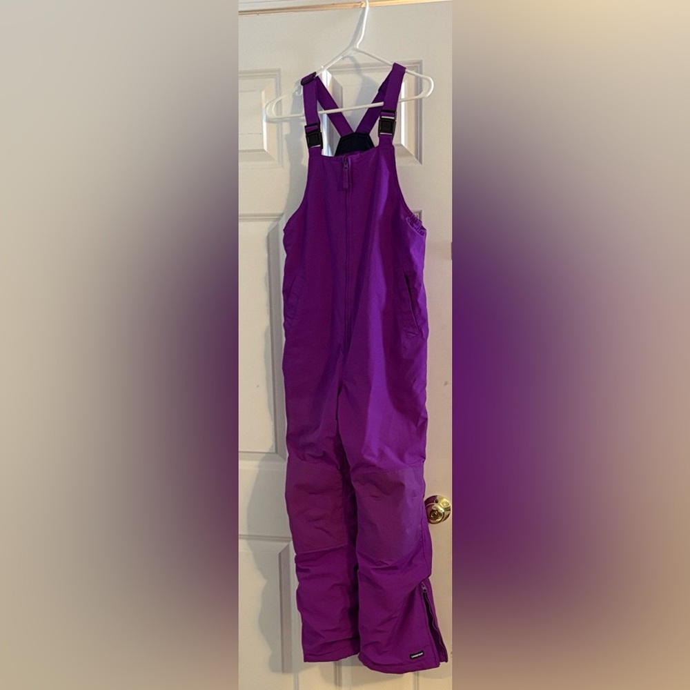 Lands' End Purple Kids Snow Bib